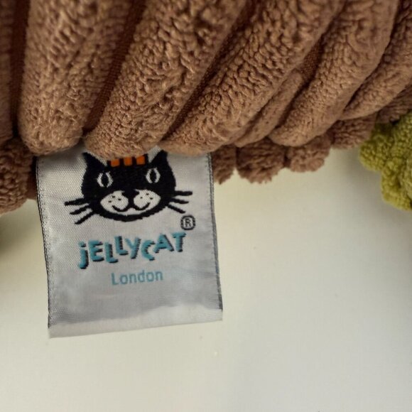 Jellycat Green & Brown Cordy Roy Corduroy 16" Turtle Stuffed Animal Retired - Picture 6 of 7